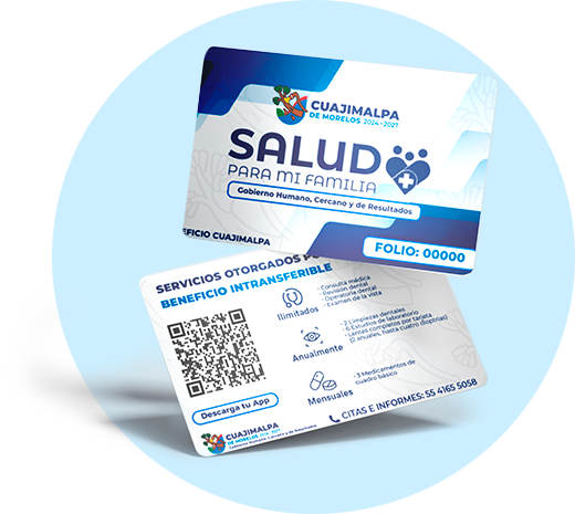 Tarjeta Salud para mi familia